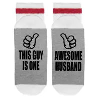 MEN'S This Guy Is One Awesome Husband Socks